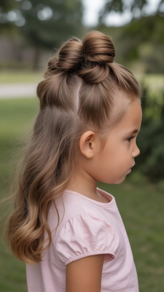 Half-Up Twisted Crown