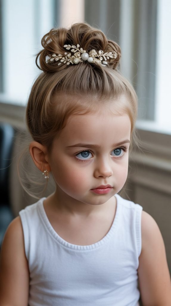 French Twist with Decorative Pins