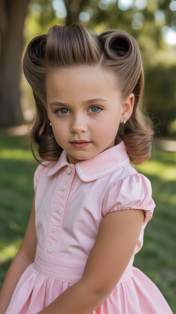 Vintage-Inspired Victory Rolls