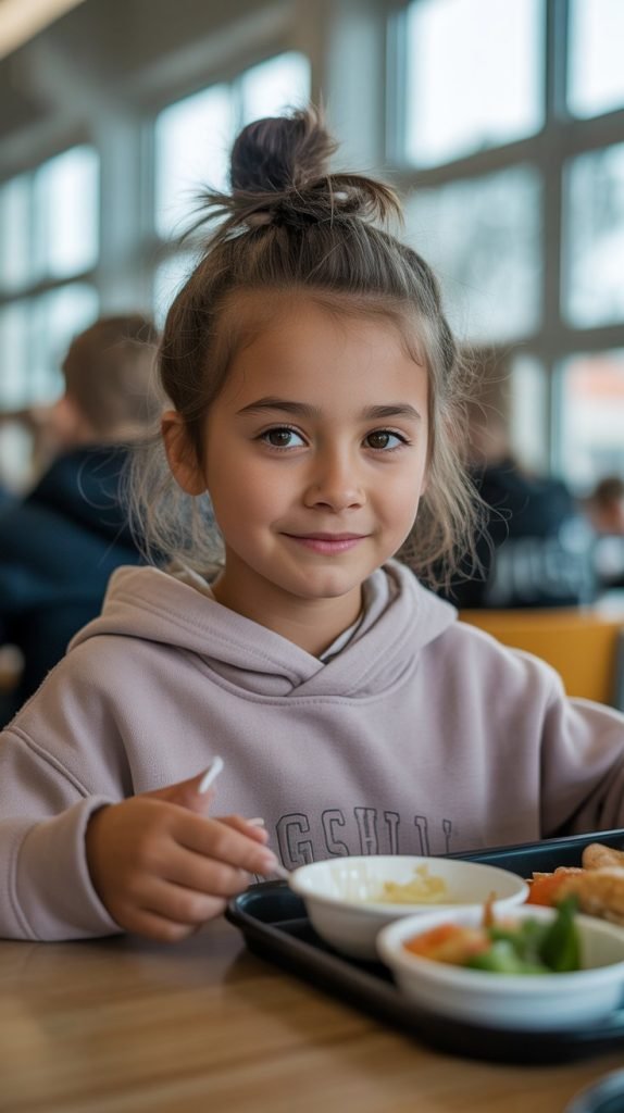 Top Knot with Face-Framing Pieces