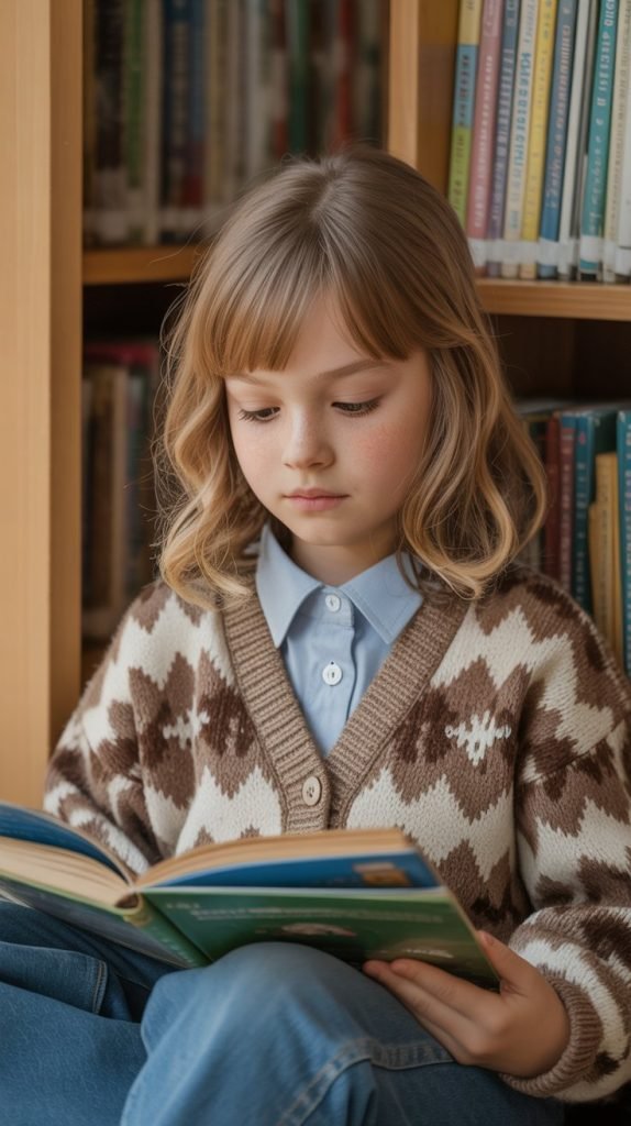 Side-Swept Bangs with Loose Waves