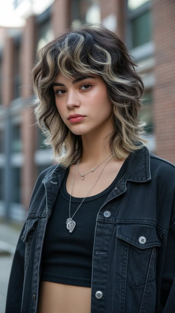 Razor-Cut Bangs with Edgy Layers