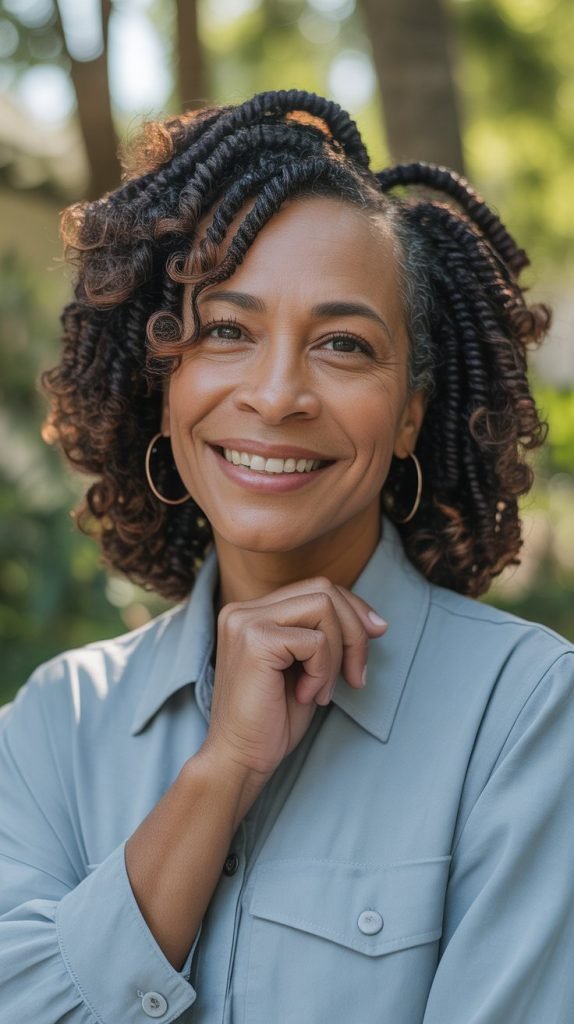 Bouncy Layered Ringlets