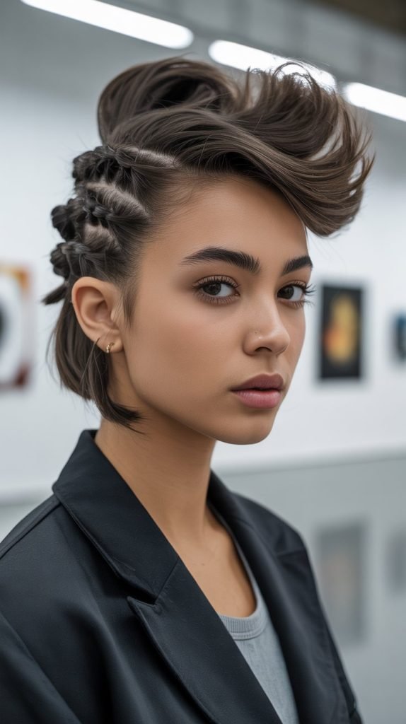 Asymmetrical Updo