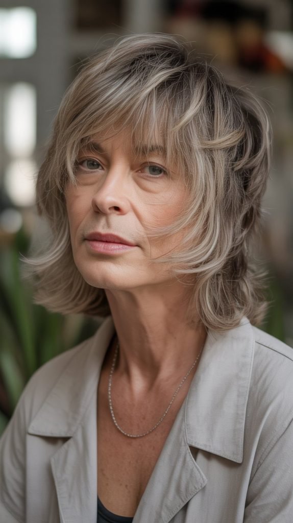 Textured Fringe with Choppy Layers