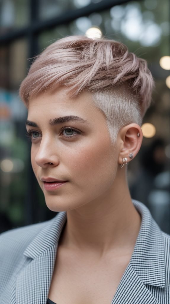  Edgy Pixie with Undercut Details