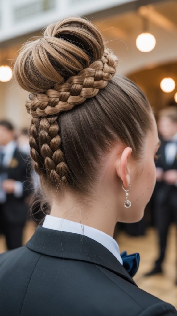Braided Bun Combination