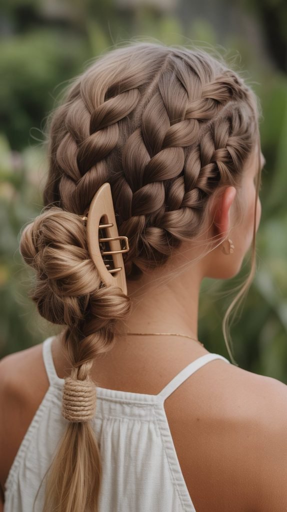 Bohemian Braided Updo