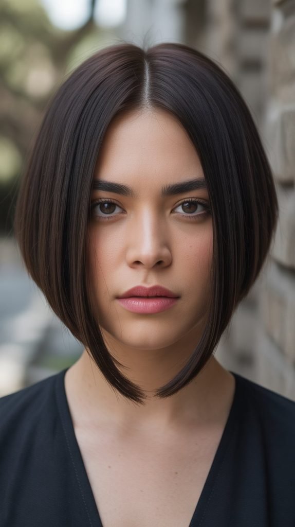 Inverted Bob with Sharp Angles