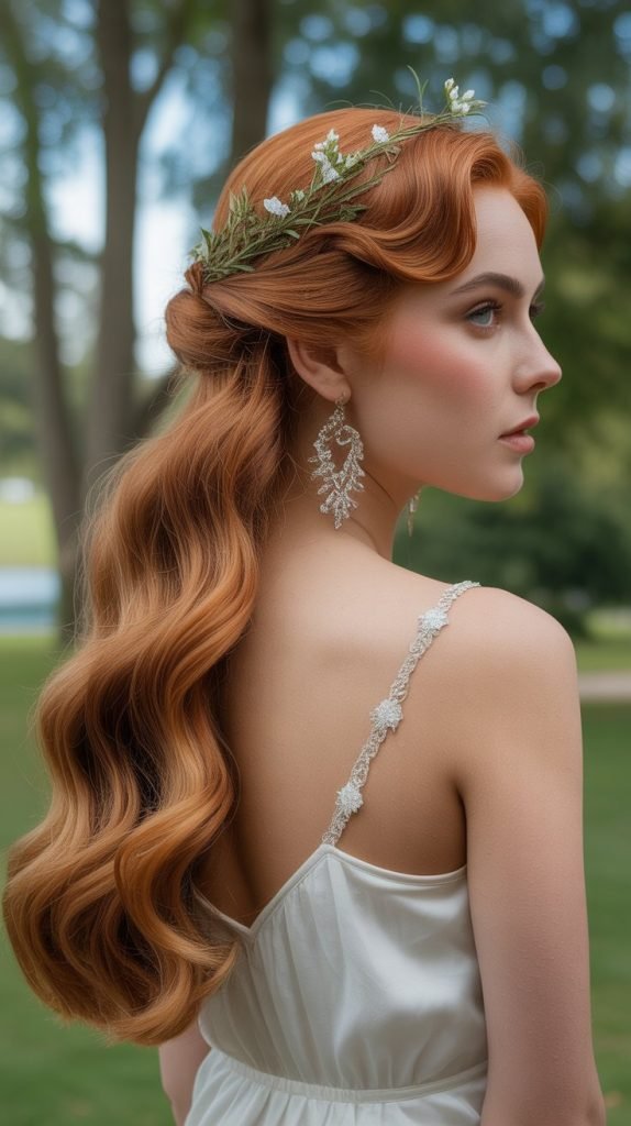 . Art Nouveau Inspired Waves