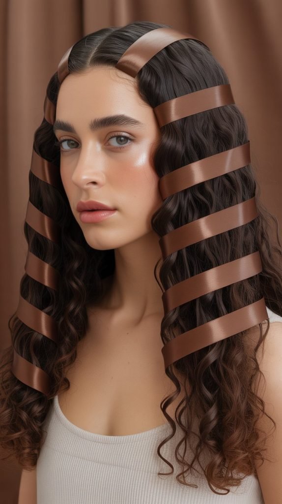 Milk Chocolate Ribbon Weaving