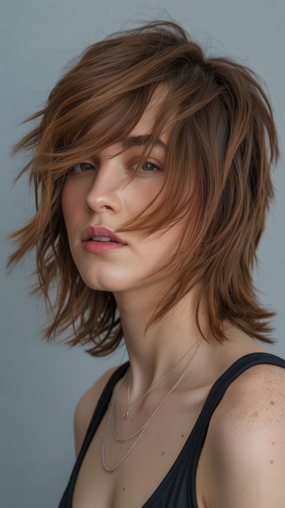 Choppy Mid-Length Cut