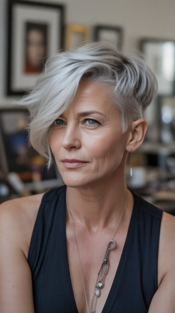 Asymmetrical Pixie with Long Side