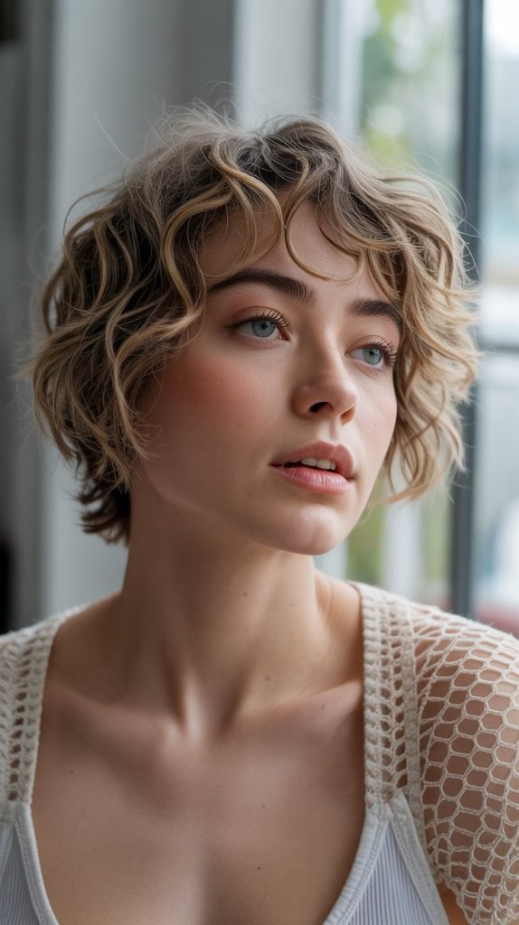 . Deconstructed Wavy Pixie