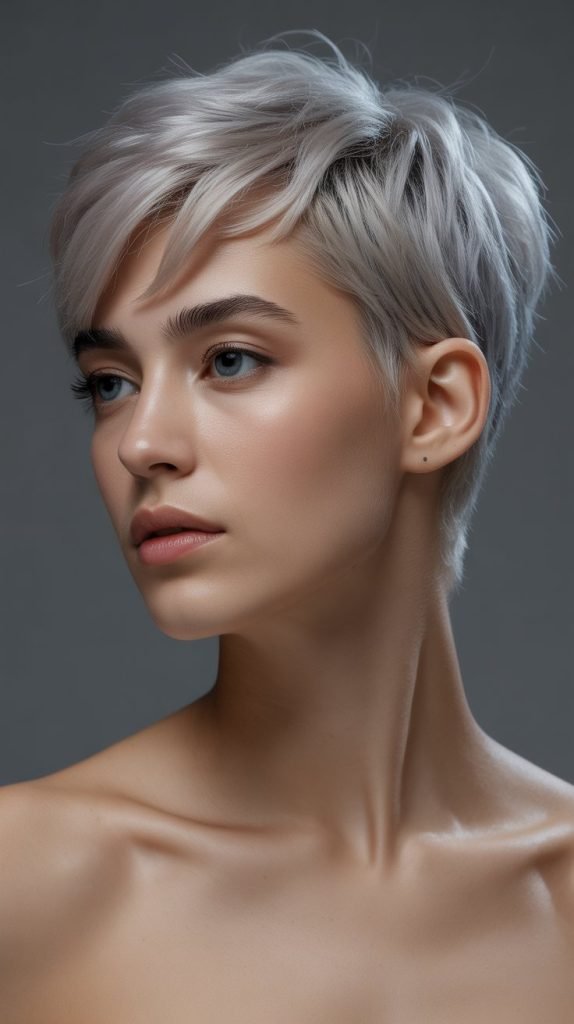  Sculptural Pixie Cut