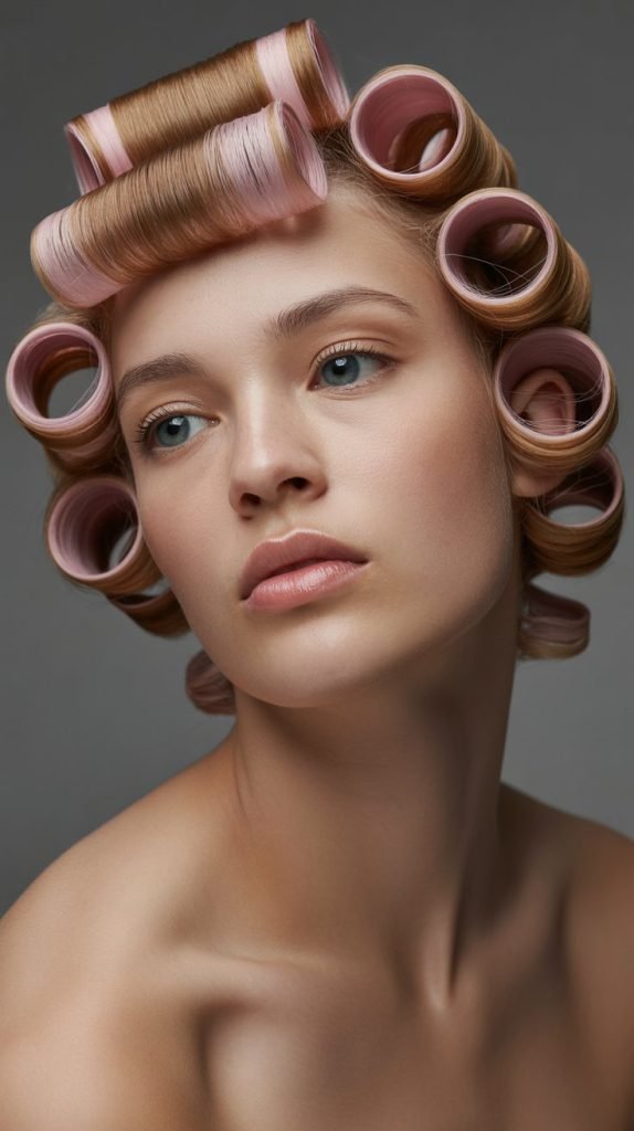 Spiral Pin Curls
