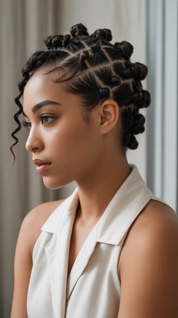 Gentle Twist and Pin Style