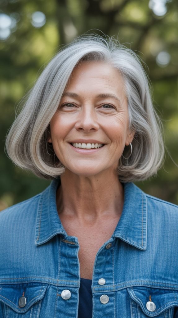  Natural Grey Texture Bob