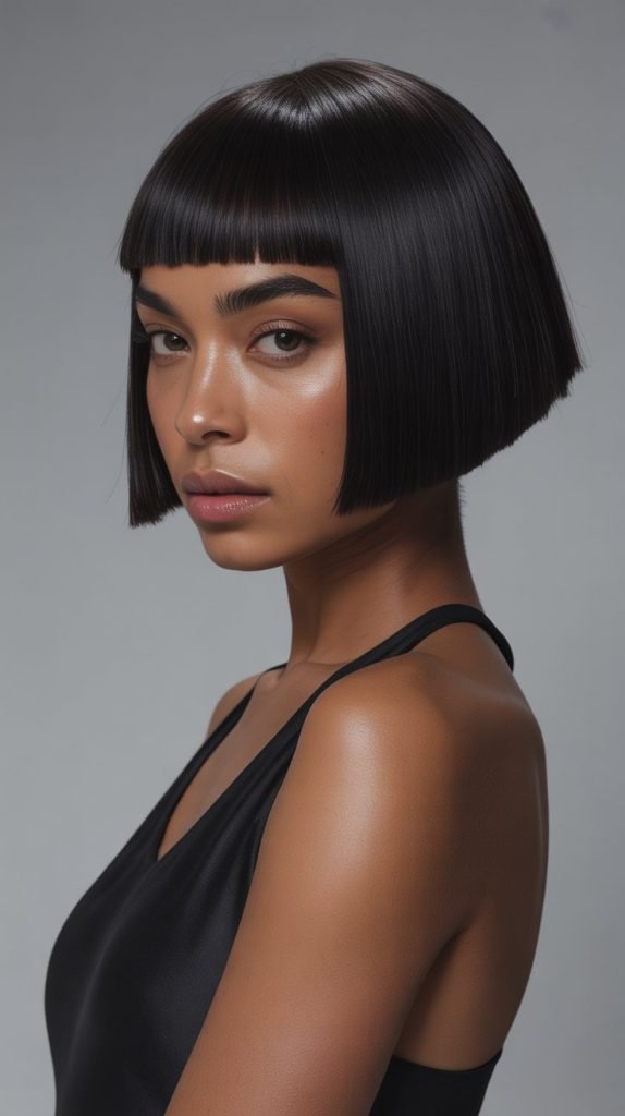 Geometric Bob Cut