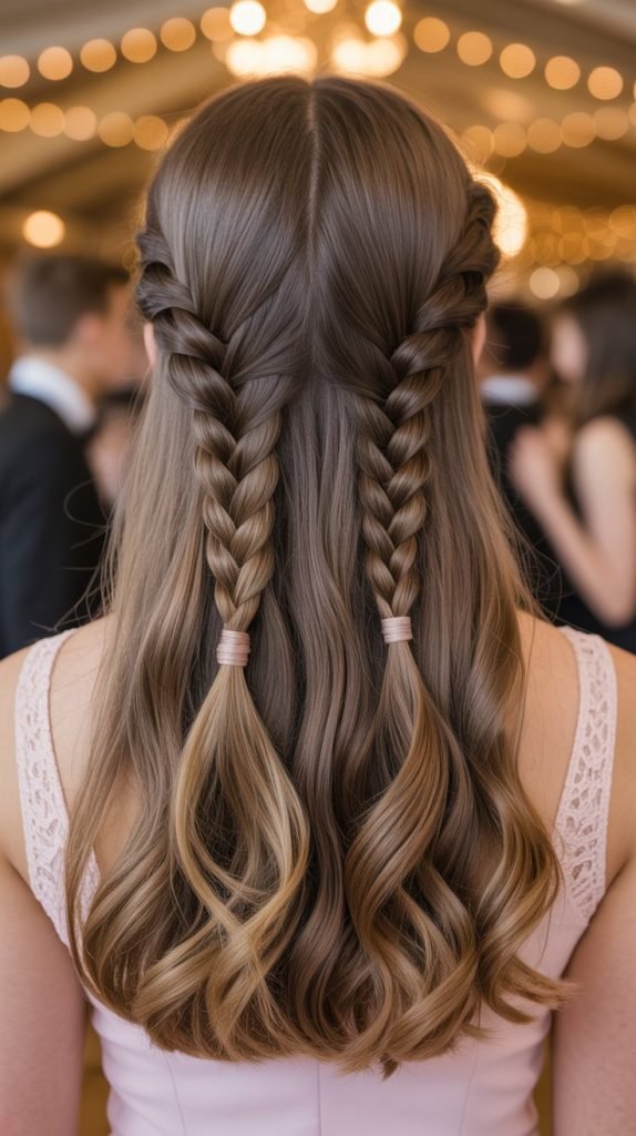 . Double Waterfall Braids