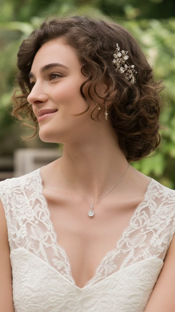  Romantic Side-Swept Updo