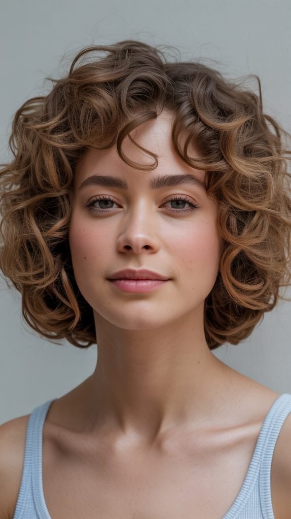 French Bob with Curl Pattern Enhancement