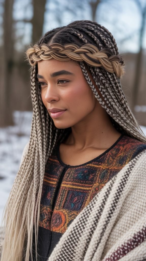 Natural Hair Braided Crowns