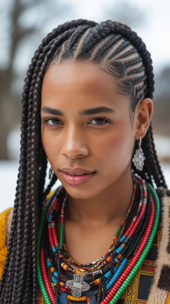 Creative Fulani Braids