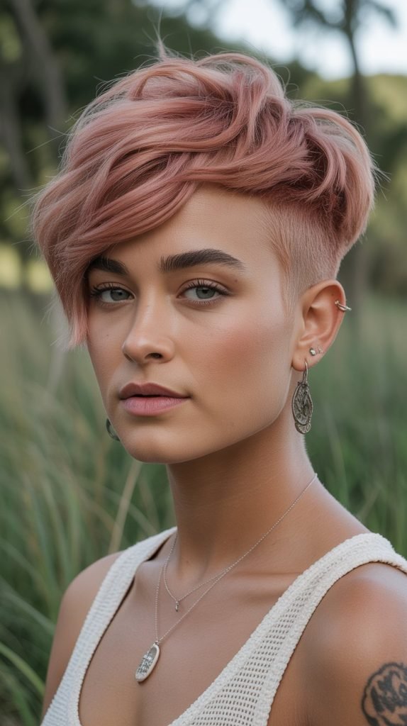 Bohemian Textured Undercut