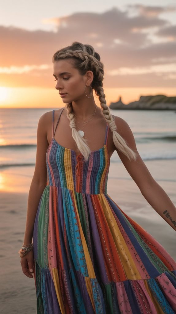 Bandana Rope Braid Updo