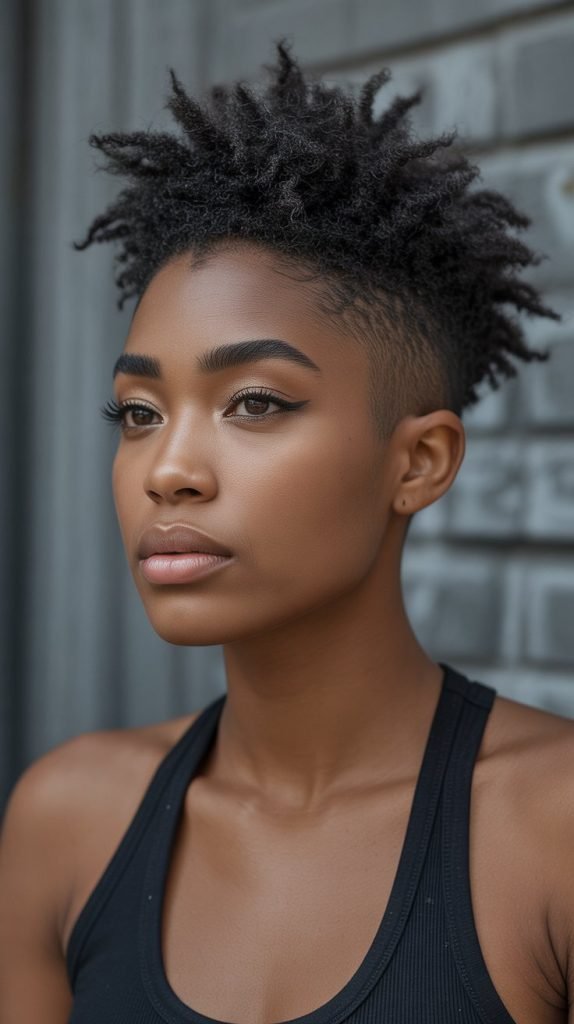  Natural Mohawk Pixie