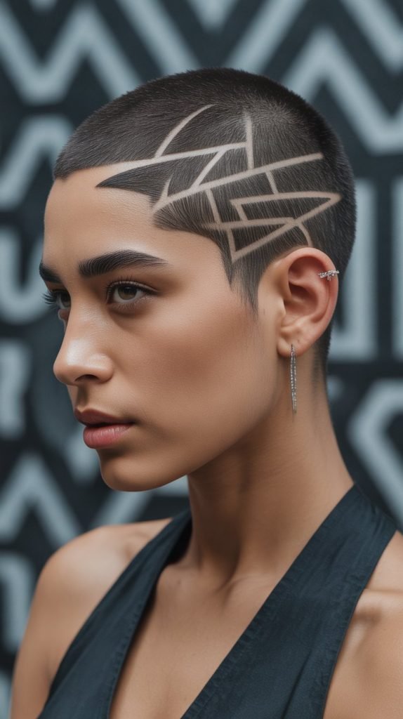 Buzz Cut with Design