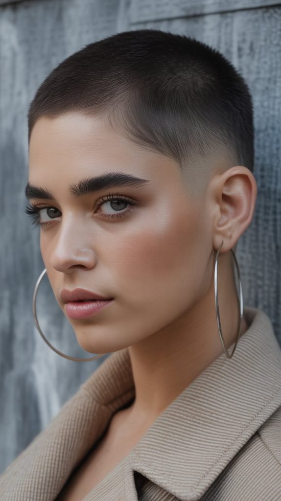  Thick Hair Buzz Cut Fade