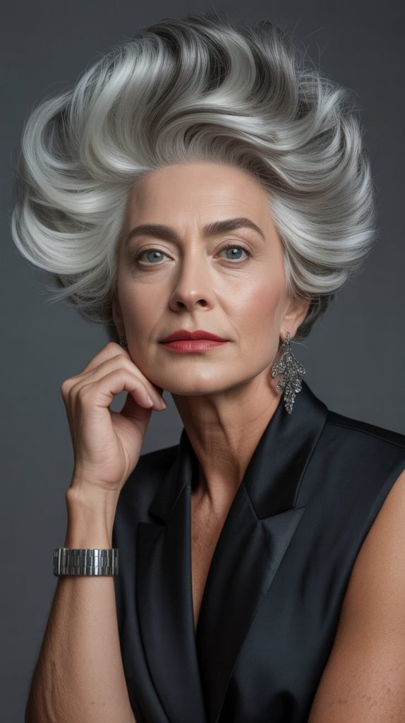 oluminous Grey Crown with Short Sides