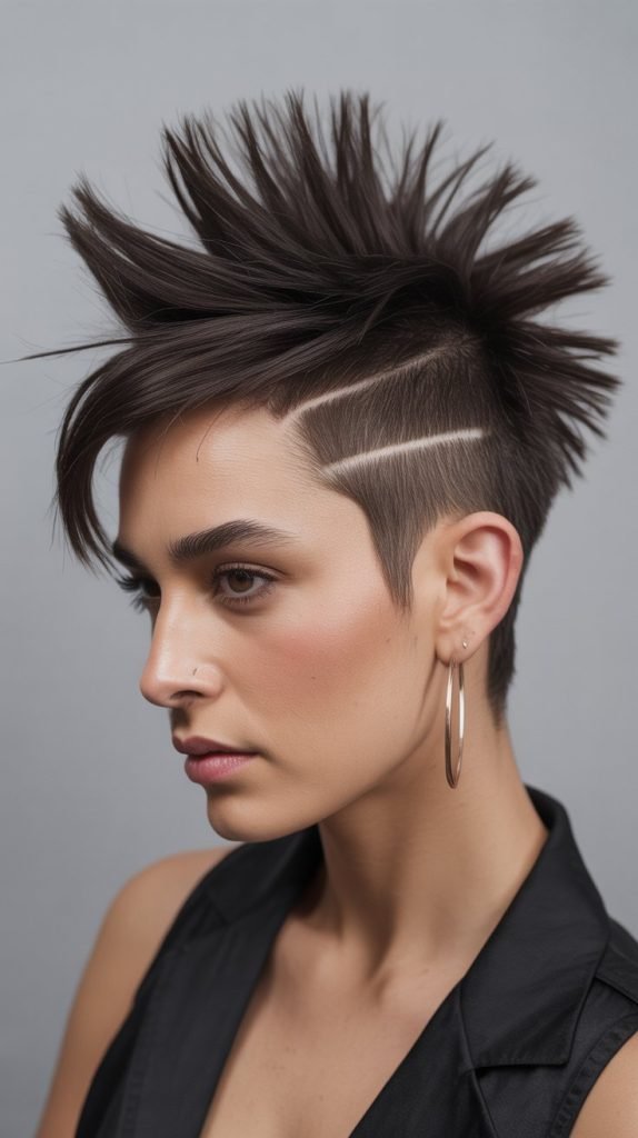 Spiky Mohawk Pixie