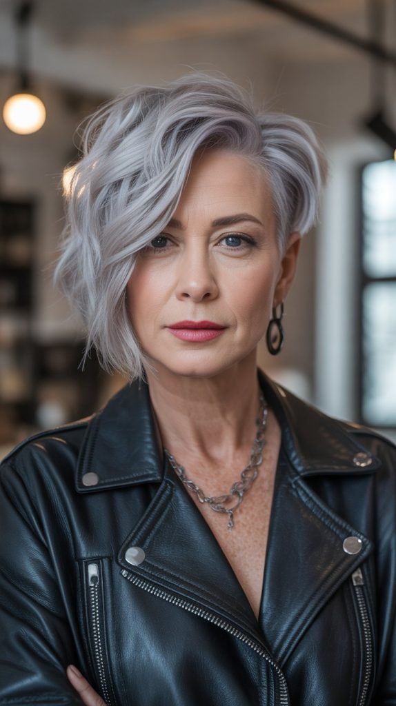 Choppy Bob with Undercut