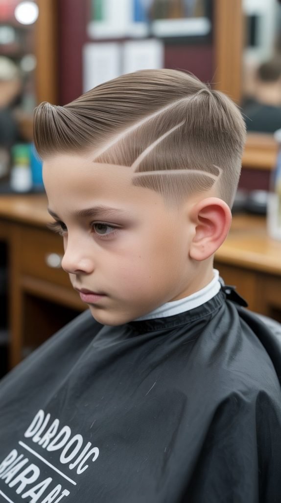  Drop Fade with Side Part