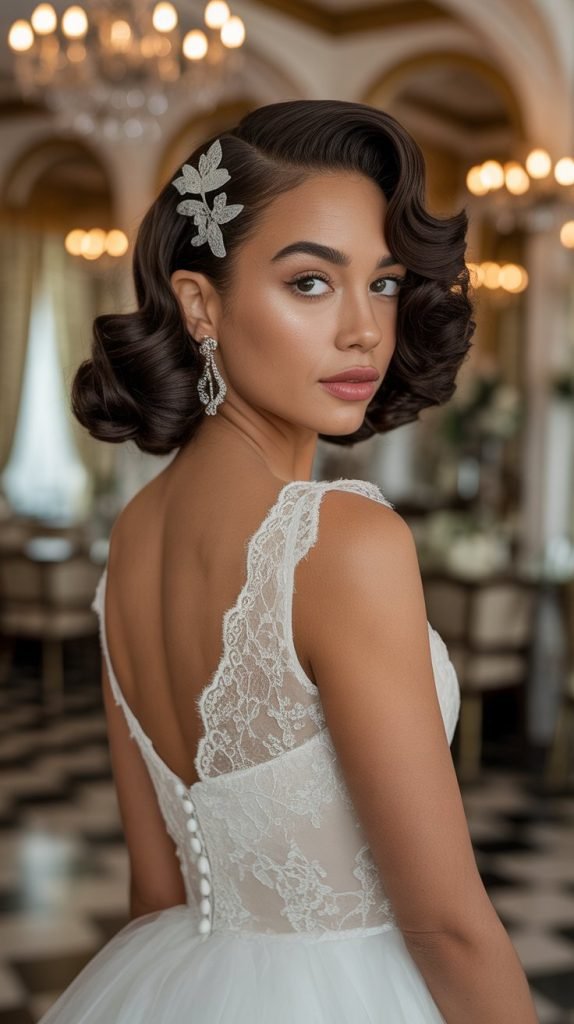 Curly Finger Wave Sides