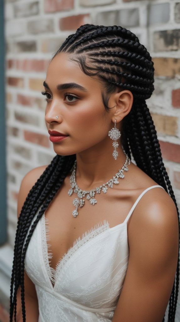 Protective Goddess Braid Style