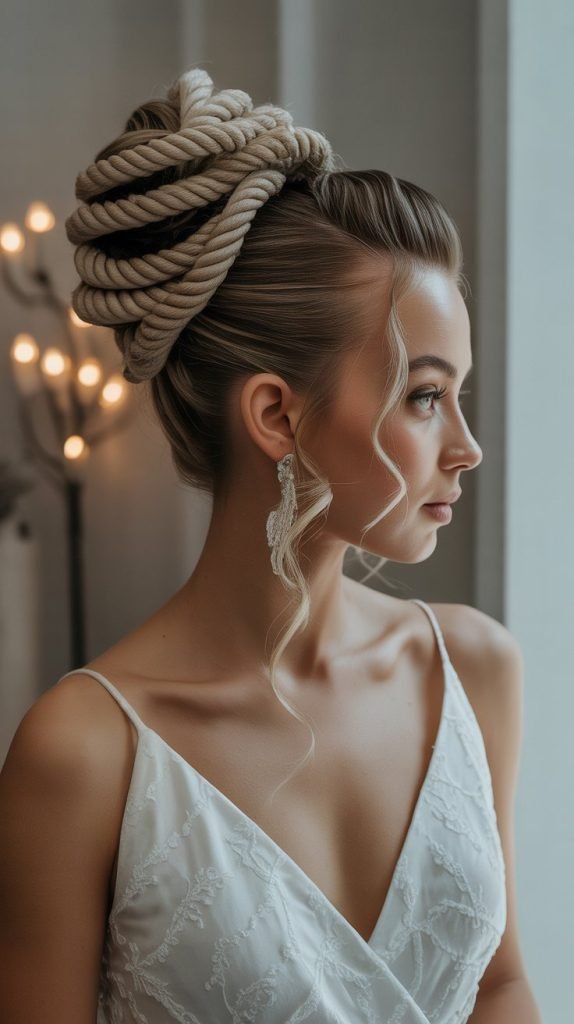 Twisted Rope Updo