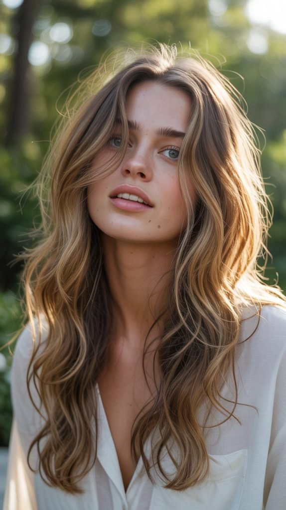 Long Tousled Layer Texture