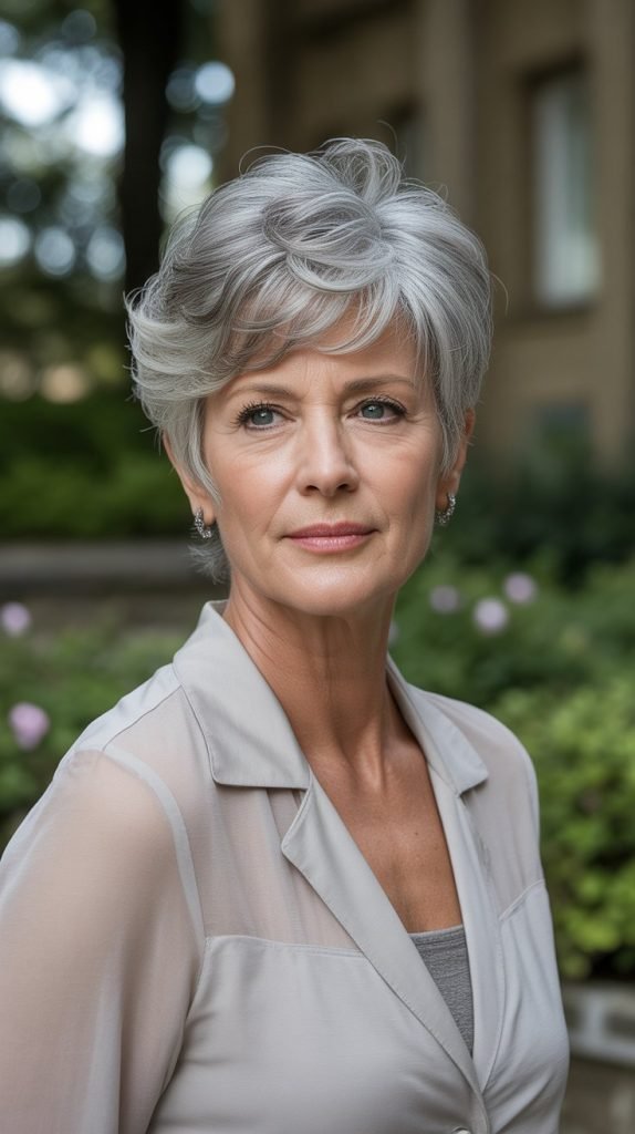 Feathered Pixie with Volume