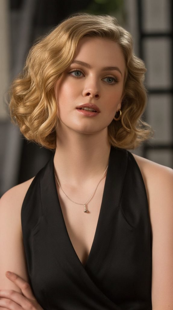  Wavy Chin-Length Bob