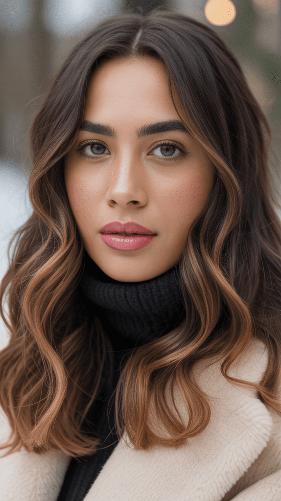 Warm Caramel Balayage