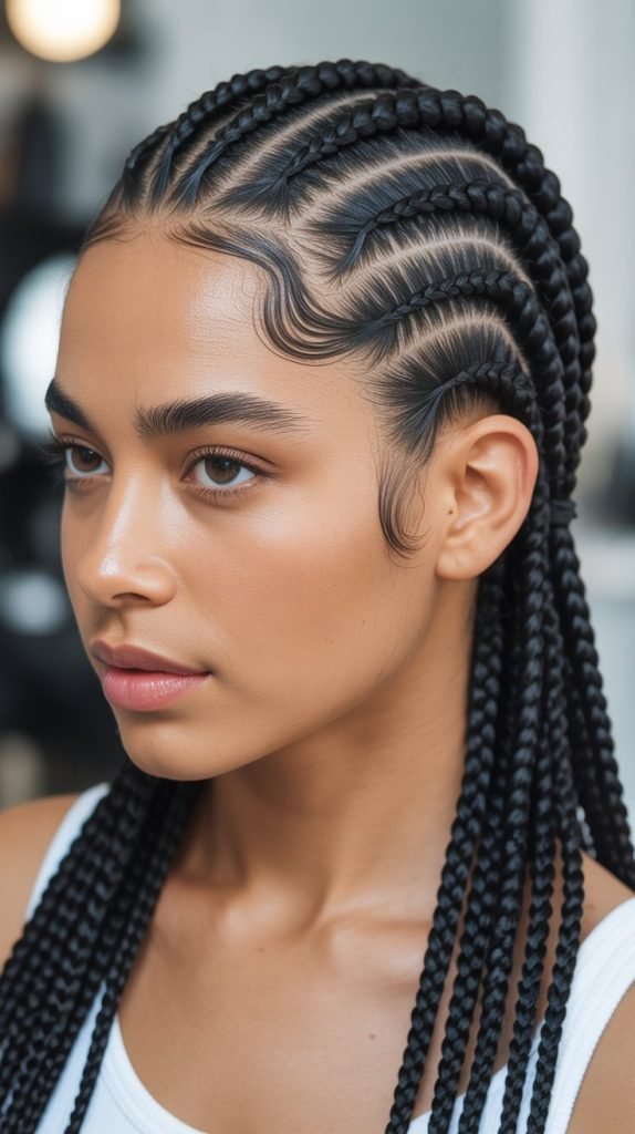 Classic Sleek Side Part with Perfect Swoops
