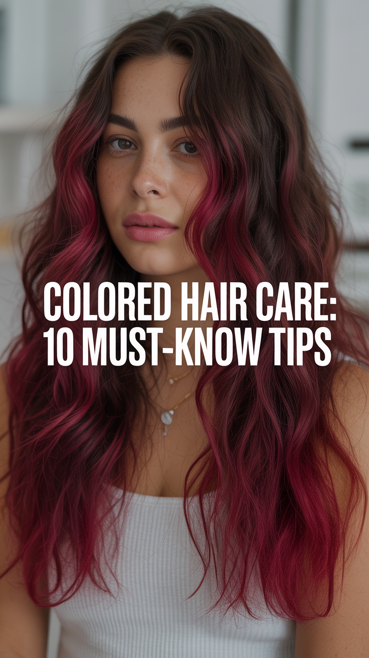 Colored Hair Care: 10 Must-Know Tips