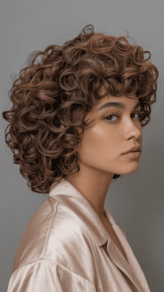 Multi-Textural Curly Cut