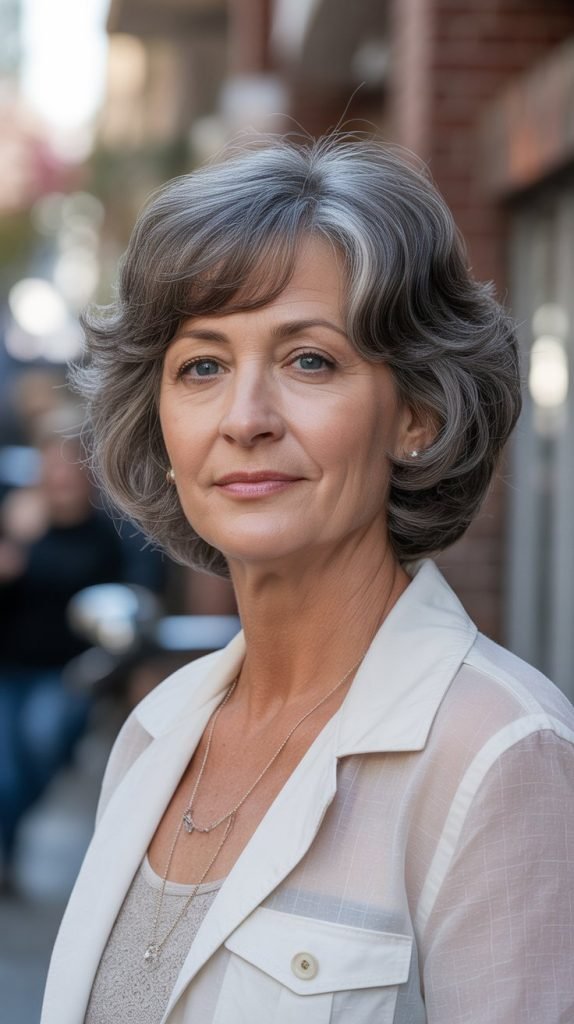 Customized Cut for Round Faces and Thin Hair