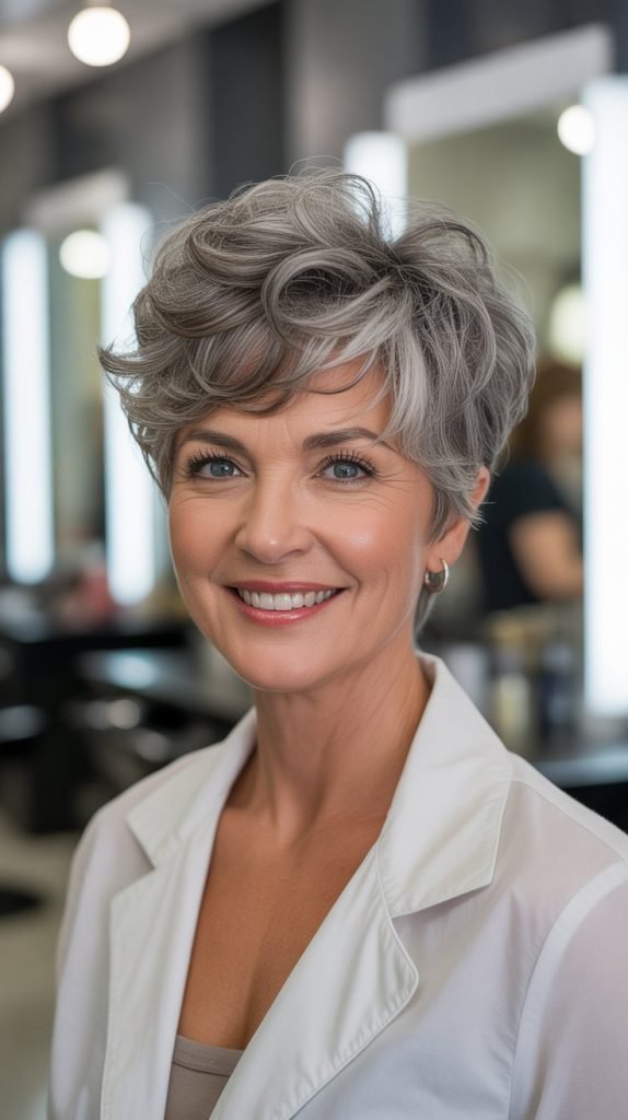 Voluminous Pixie Cut