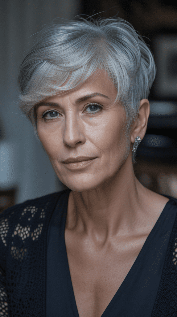  Graduated Pixie with Swept Crown